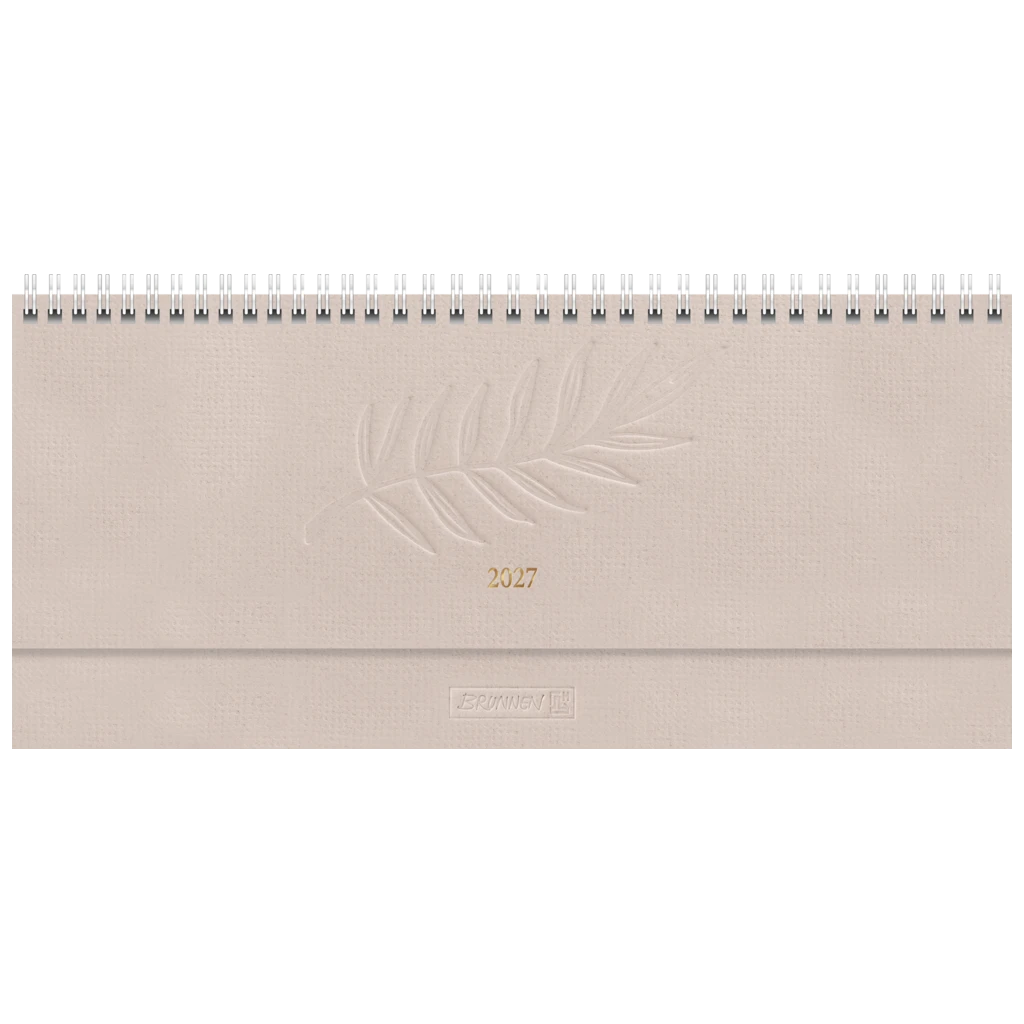Querterminbuch Mod. 772 2027 | 297×105 mm, Karton, hanf