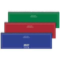 Querterminbuch Mod. 774 2027 | 326×102 mm, Karton, sortiert
