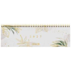 Querterminbuch Mod. 777 2027 „Liv“ | 32,6×10,2 cm, Karton