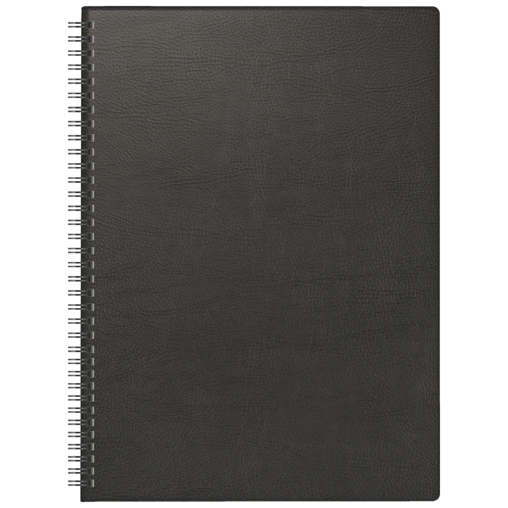 Buchkalender Mod. 781 2026 | A4, Kunststoff, schwarz