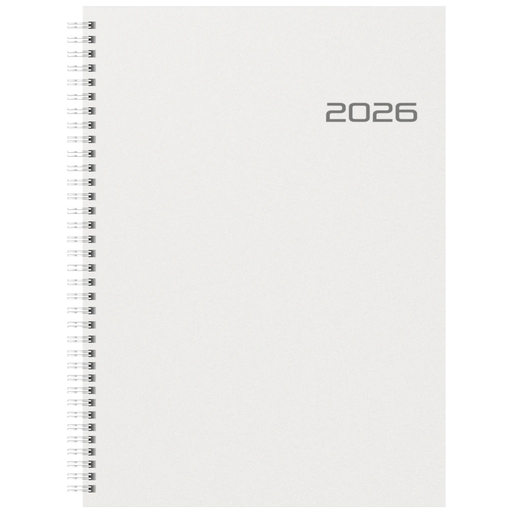 Buchkalender Mod. 781 2026 | A4, Kunststoff, transparent