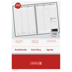 Buchkalender Mod. 781 2026 | A4, Kunststoff, transparent