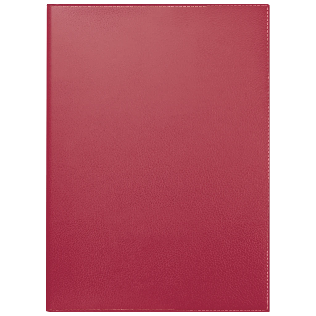 Buchkalender Mod. 781 2026 | A4, Kunstleder, rot