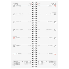 Vormerkbuch Mod. 782 2026 | 108×297 mm, Karton, grün