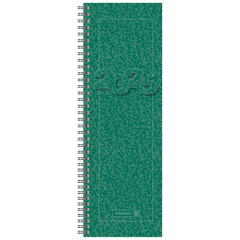 Vormerkbuch Mod. 782 2026 | 108×297 mm, Karton, grün