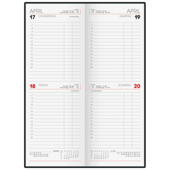 Vormerkbuch Mod. 784 2026 | 108×297 mm, Papier, blau