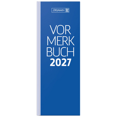 Vormerkbuch Mod. 784 2027 | 108×297 mm, Papier, blau