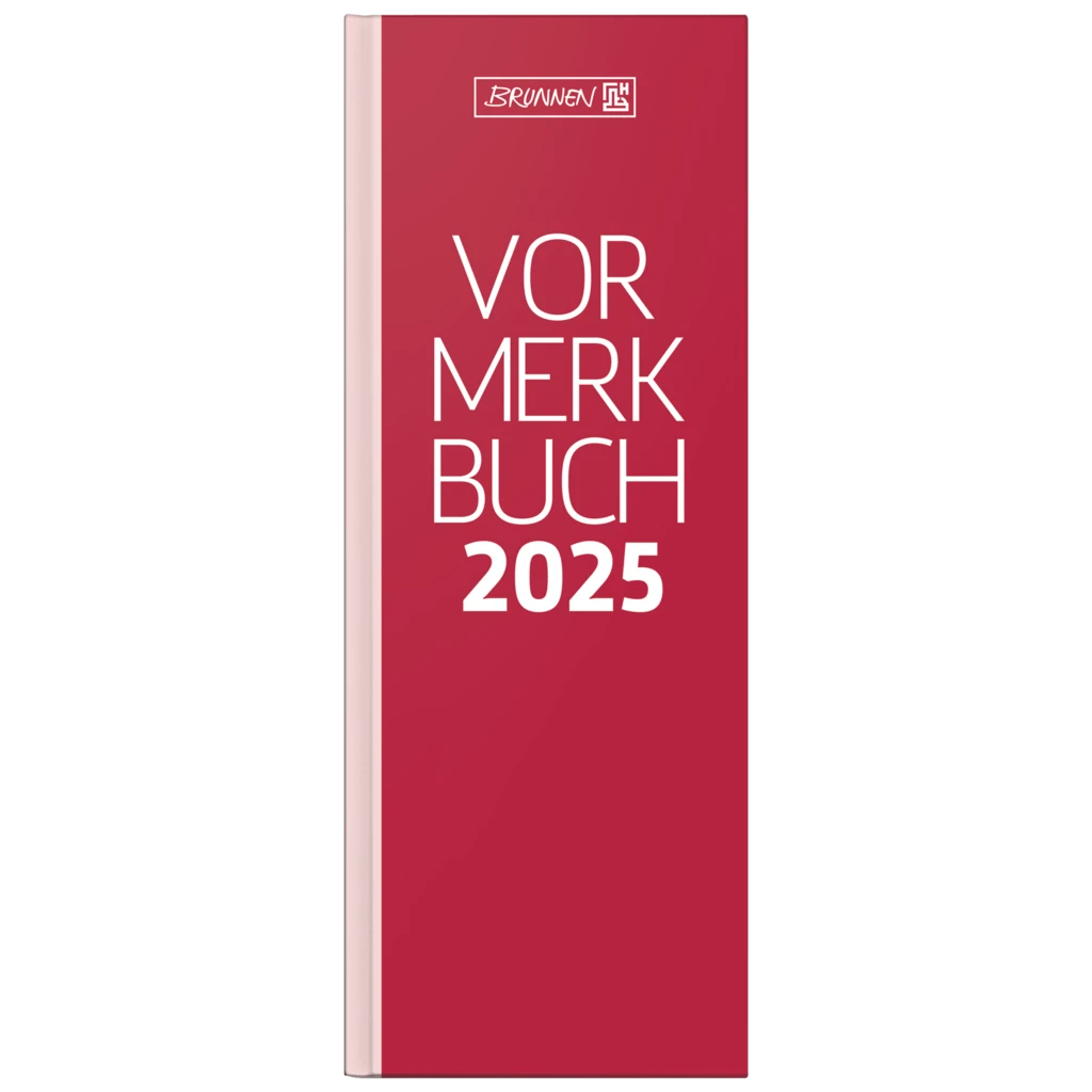 Vormerkbuch Mod. 785 '25 | 108×297 mm, Papier, rot