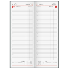 Vormerkbuch Mod. 785 2026 | 108×297 mm, Papier, rot