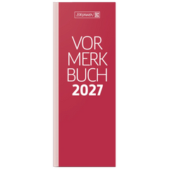 Vormerkbuch Mod. 785 2027 | 108×297 mm, Papier, rot