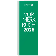 Vormerkbuch Mod. 785 2026 | 108×297 mm, Papier, grün