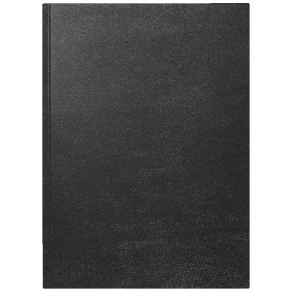 Buchkalender Mod. 787 2026 | A4, Kunstleder, schwarz