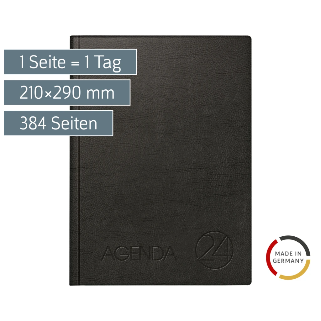 Buchkalender Mod. 788 „Agenda 24“ | A4, Kunststoff