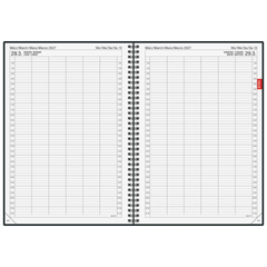 Buchkalender Mod. 789 2027 | A4, Kunststoff, grau
