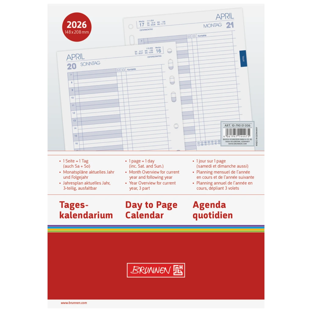 Tageskalendarium Business 2026 | A5