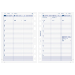Wochenkalendarium BUSINESS 2025 Spaltenform | A5