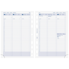 Wochenkalendarium Business 2026 Spaltenform | A5