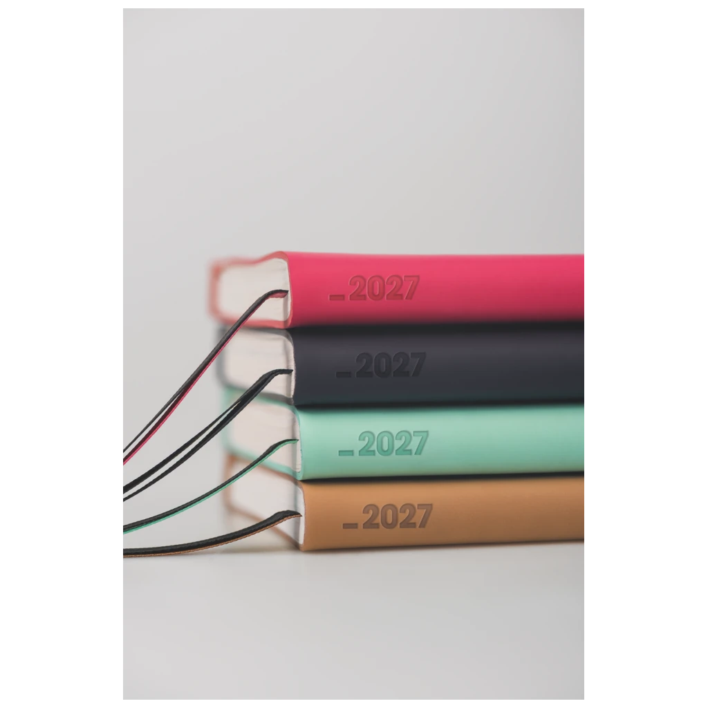 Buchkalender Kompagnon Mod. 791 66 2027 | A5, Kunststoff, dunkelblau