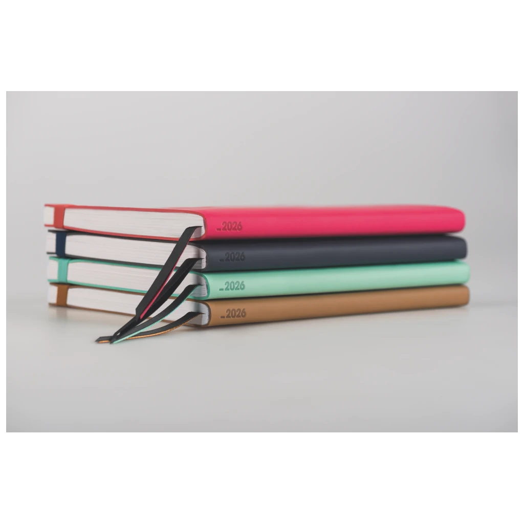 Buchkalender Kompagnon Mod. 791 66 2026 | A5, Kunststoff, braun