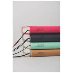 Buchkalender Kompagnon Mod. 791 66 2027 | A5, Kunststoff, braun
