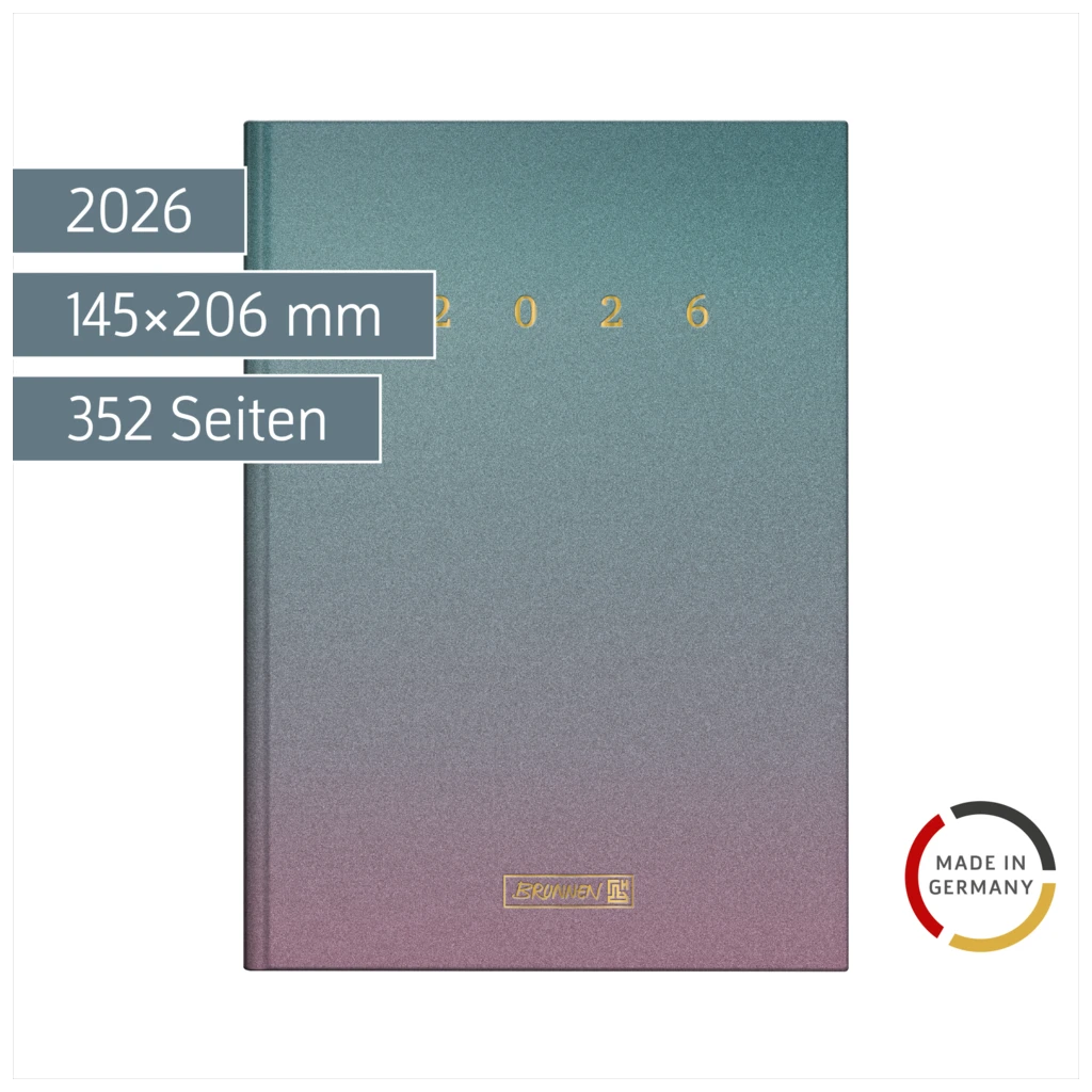 Buchkalender Mod. 795 2026 „Colour“ | A5, Papier