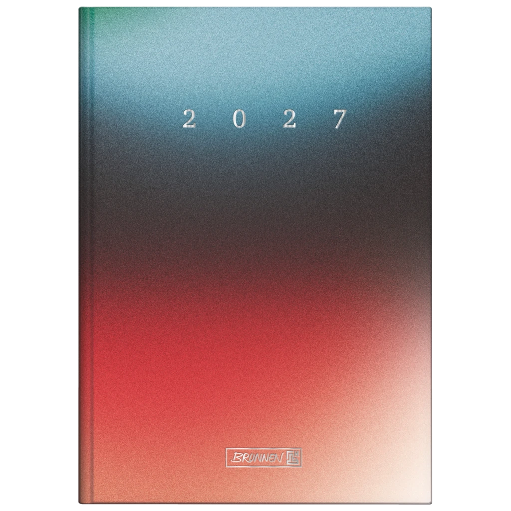Buchkalender Design Line Mod. 795 2027 „Redblue“ | A5, Papier