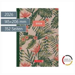 Buchkalender Mod. 795 2026 „Tropical“ | A5, Papier