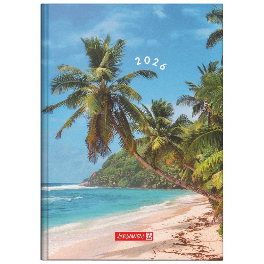 Buchkalender Mod. 795 2026 „Beach“ | A5, Papier