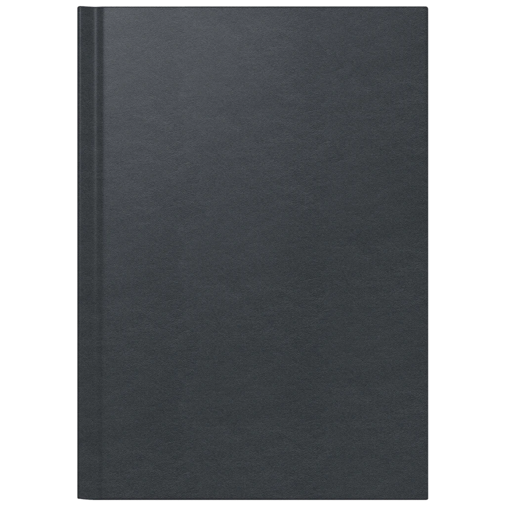 Buchkalender Mod. 795 2026 | A5, Leder, schwarz