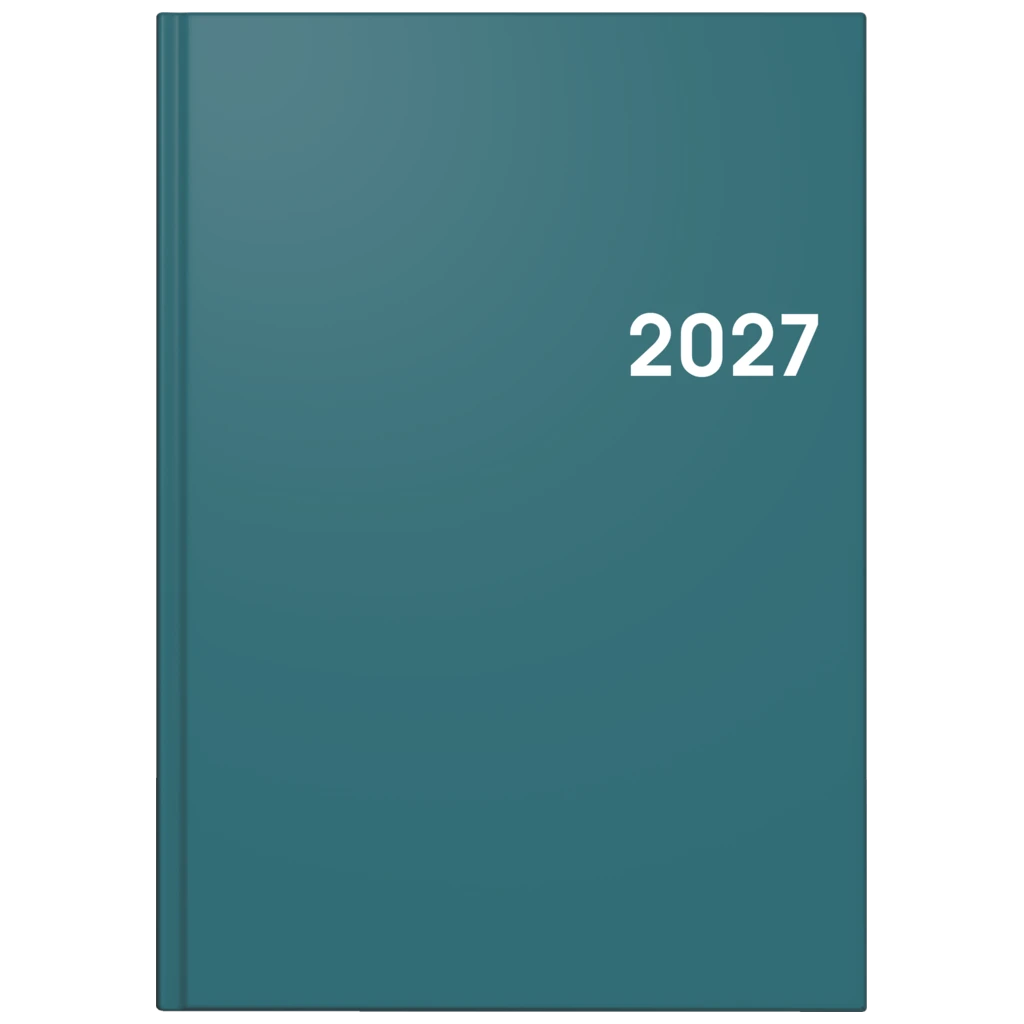 Buchkalender Colour Line Mod. 795 2027 | A5, Kunststoff, petrol