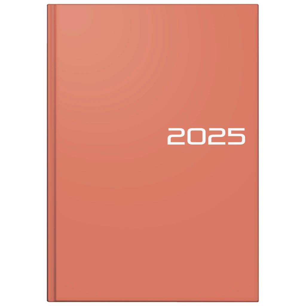 Buchkalender Mod. 795 '25 | A5, Kunststoff, coral