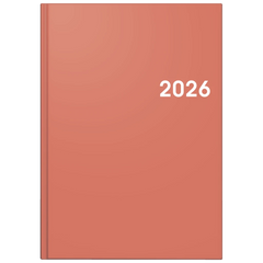 Buchkalender Mod. 795 2026 | A5, Kunststoff, coral