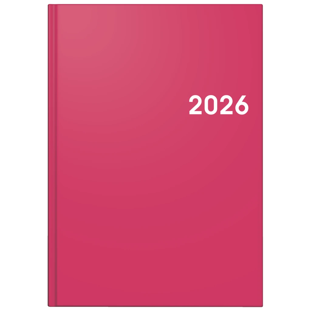 Buchkalender Mod. 795 2026 | A5, Papier, pink
