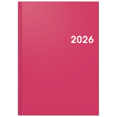 Buchkalender Mod. 795 2026 | A5, Papier, pink