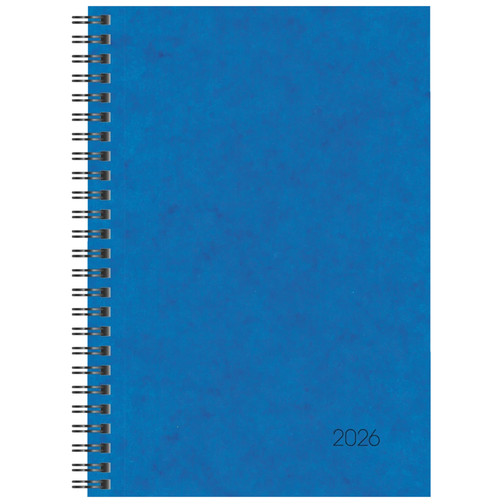 Buchkalender Mod. 796 2026 | A5, Karton, blau