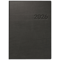 Buchkalender Mod. 796 2026 | A5, Kunststoff, schwarz
