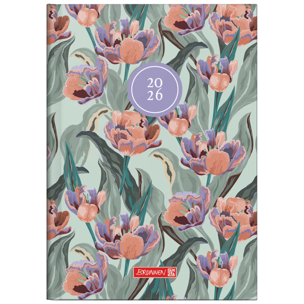 Buchkalender Mod. 796 2026 „Botanical“ | A5, Papier