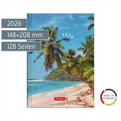 Buchkalender Mod. 796 2026 „Beach“ | A5, Papier
