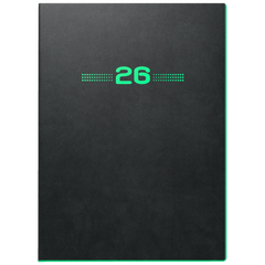 Buchkalender Mod. 796 2026 „NEON“ | A5, Kunststoff