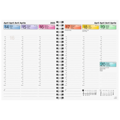 Buchkalender DATAline Mod. 796 40 '25 | A5, Karton, blau