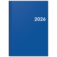 Buchkalender Mod. 796 2026 | A5, Kunststoff, blau