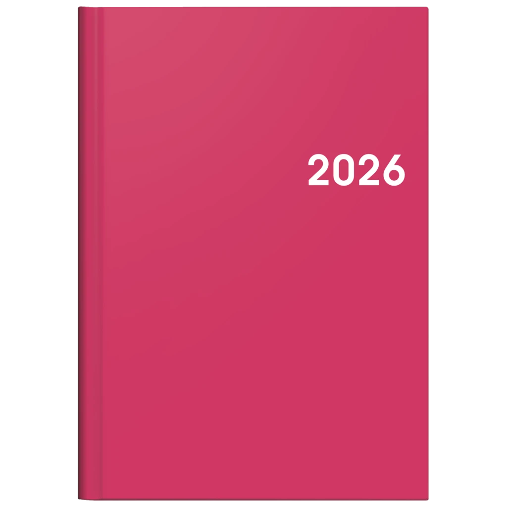 Buchkalender Mod. 796 2026 | A5, Papier, pink