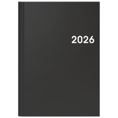 Buchkalender Mod. 796 2026 | A5, Kunststoff, schwarz