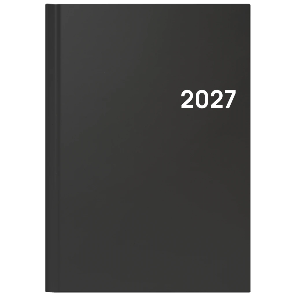 Buchkalender Colour Line Mod. 796 2027 | A5, Kunststoff, schwarz