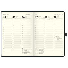 Buchkalender Kompagnon Mod. 796 66 2026 | A5, Kunststoff, schwarz