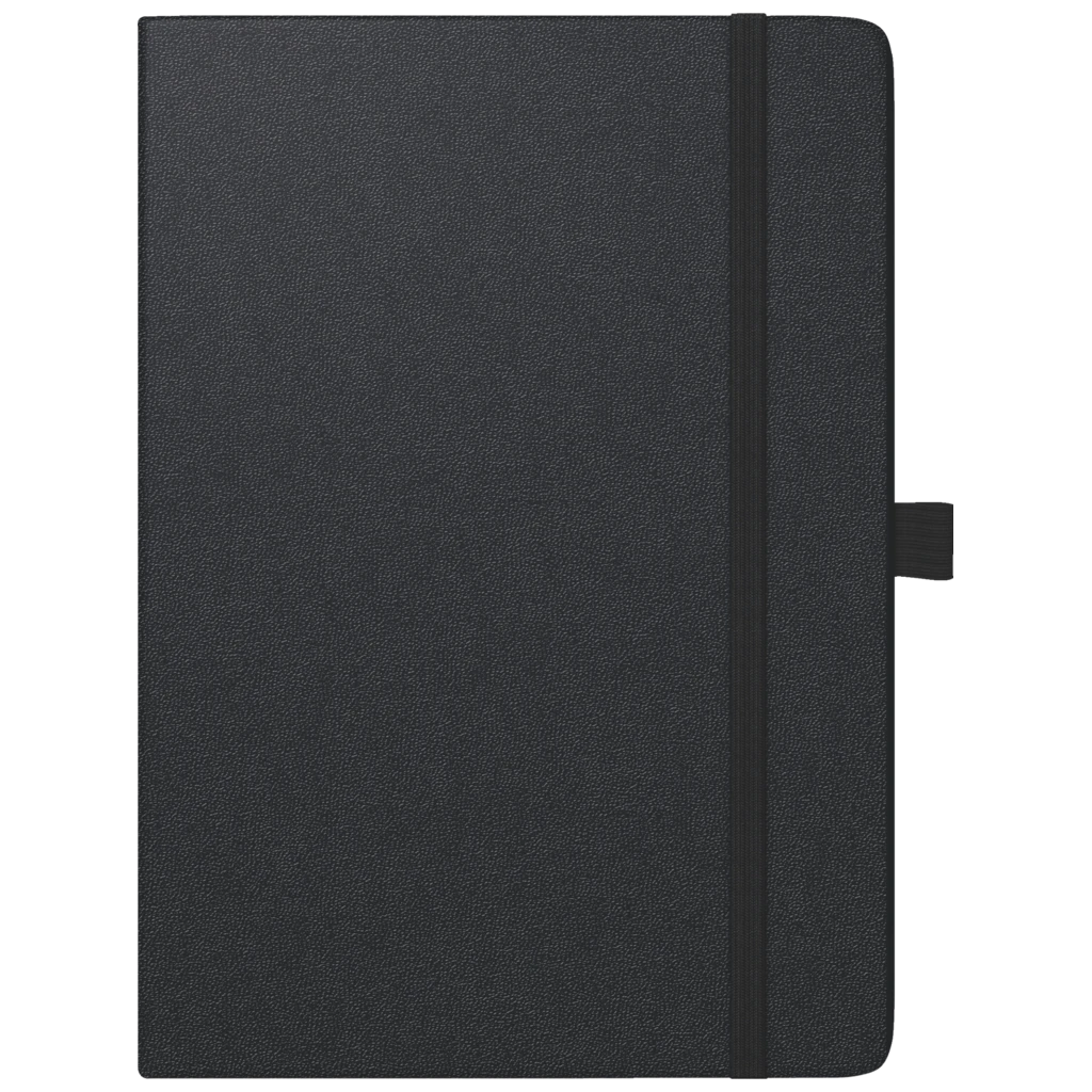 Buchkalender Kompagnon Mod. 797 66 2027 | 168×240 mm, Kunststoff, schwarz