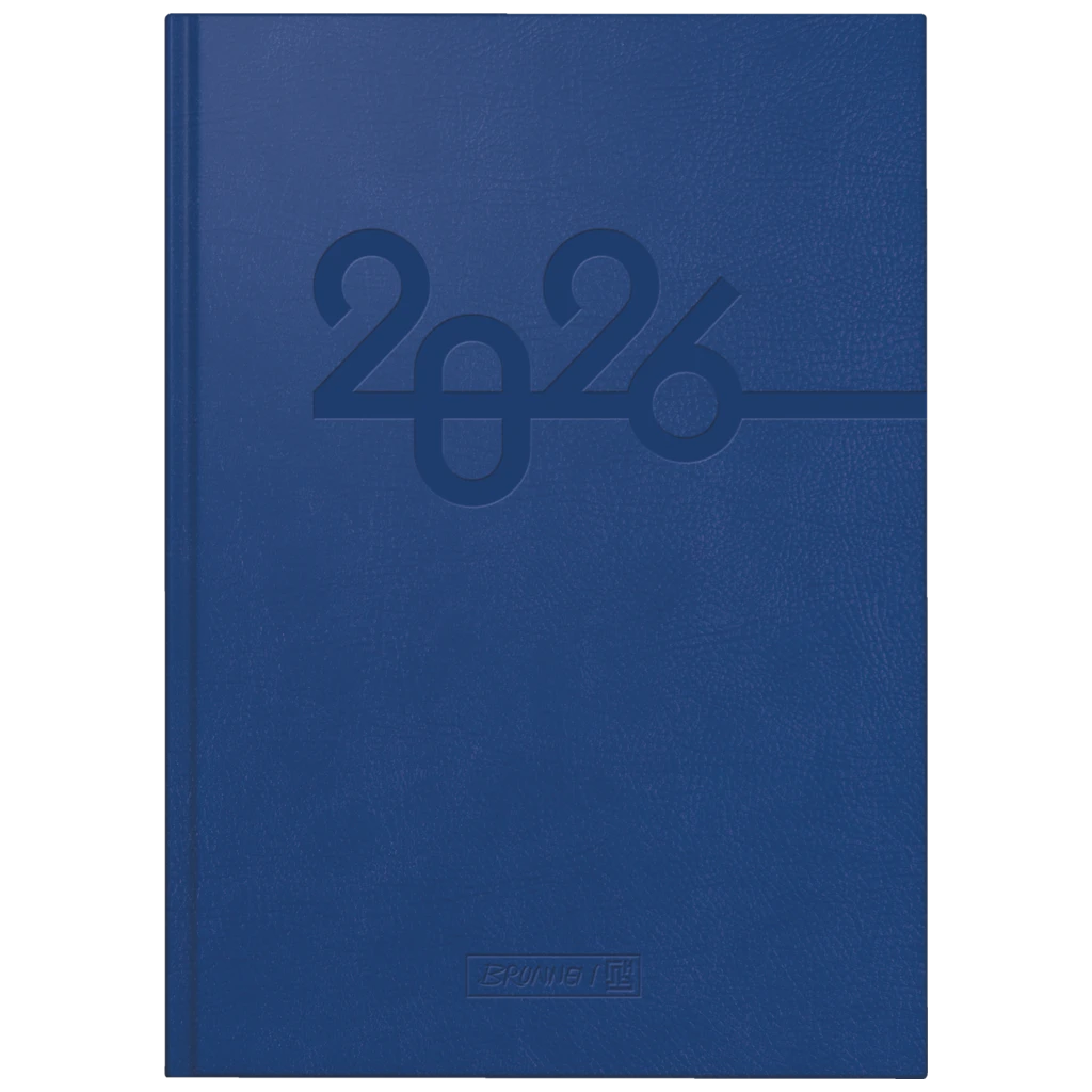 Buchkalender Mod. 798 2026 | A5, Kunstleder, blau