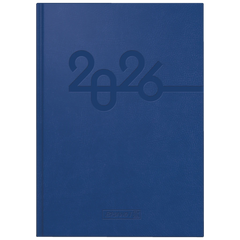 Buchkalender Mod. 798 2026 | A5, Kunstleder, blau