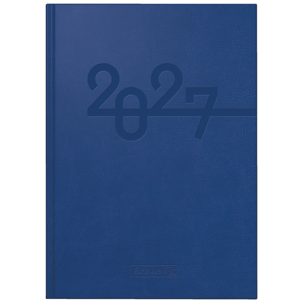 Buchkalender Mod. 798 2027 | A5, Kunstleder, blau