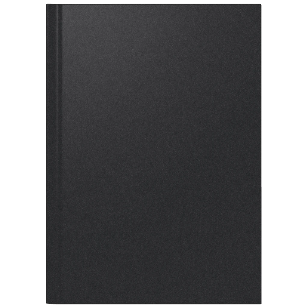 Buchkalender Mod. 798 2026 | A5, Kunststoff, schwarz